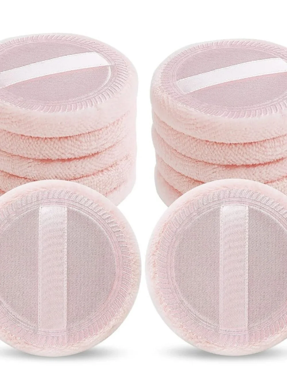 12 Pcs Beauty Makeup Round Powder Puff Sponges